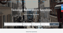 Desktop Screenshot of entreeparis.com